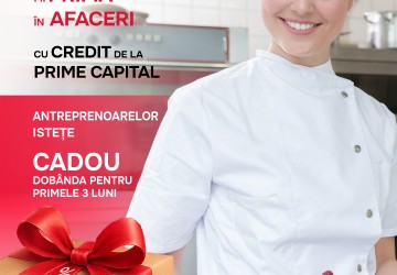 OFERTĂ SPECIALĂ PENTRU FEMEI ANTREPRENOARE - DOBÂNDA CADOU LA CREDITUL PENTRU AFACERI